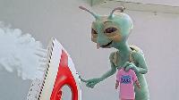 Click to watch 'Toyshop/Laundromat/Yoga...' (popup) Alien TV